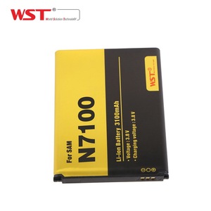 Produttore della batteria batteria ricaricabile li-ion batteria agli ioni di litio 3100MAH per N7100/Nota 2 - Product Image 3