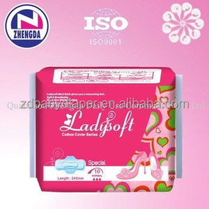 Produits d'hygiène féminine supplémentaire soins bio coton serviette hygiénique en vrac - Product Image 1