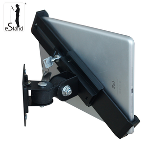 EStand BR25008Q Security for 10.2 11 12.9 13 Inch iPad 7 8 9 10 11 12 13 air Pro <strong>Tablet</strong> <strong>Wall</strong> <strong>Mounted</strong> Bracket with Locks and Keys - Product Image 1