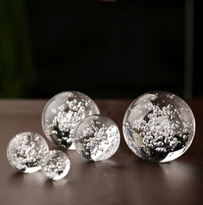 Cristalino encantador <span class=keywords><strong>bola</strong></span> burbuja adornos <span class=keywords><strong>bola</strong></span> <span class=keywords><strong>de</strong></span> cristal regalos creativos agua rocalla accesorios <span class=keywords><strong>bola</strong></span> - Product Image 1