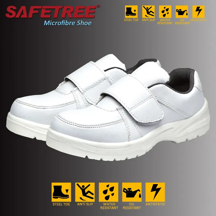 EN ISO 20345 Microfibre ESD Safe Shoe Anti-Static ShoeとSteel Toe