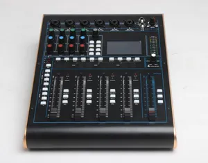 8 channels DJ digital audio mixer console