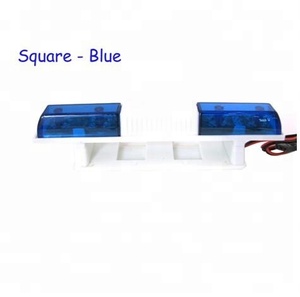 תחביב rc כחול גג גג בר אור עליון ערכה w/360 סיבוב בסגנון 1/10 סולם - Product Image 1