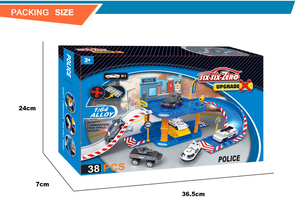 Wholesale alloy police station toy set with one machine - Product Image 3