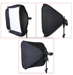 Retrato o fotografía de producto 80 * 80 cm con adaptador de <span class=keywords><strong>flash</strong></span> softbox tela photo studio lighting kit - Product Image 1