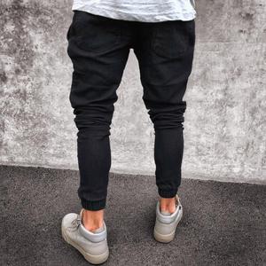 <span class=keywords><strong>Jeans</strong></span> <span class=keywords><strong>Skinny</strong></span> Strappati Elasticizzati da <span class=keywords><strong>Uomo</strong></span> Stile Biker - Product Image 4