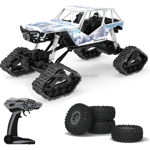 Échangez les pneus librement 4x4 1:10 2.4G RC Tracked Snowmobile avec pneus tout-terrain - Product Image 3