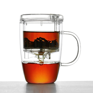 27oz 800ml Wholesale Glass Infuser Borosilicate Glass Arabic <strong>Tea</strong> <strong>Pot</strong> <strong>Sets</strong> With Custom Logo - Product Image 6