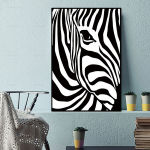 Fornitore di Opere d'Arte per Hotel OEM ODM, Arte Realistica in Bianco e Nero, Quadri di Animali per Camerette e Decorazioni Domestiche - Product Image 1