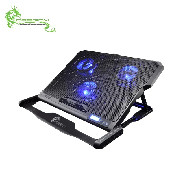 Almohadilla de ventilador de luz para portátil, accesorio de refrigeración para notebook, con USB hub 3 / 6