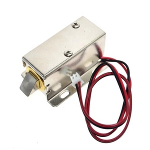 Vendita calda di CC 12 V Elettrico Solenoide Linguetta di Blocco Verso L'alto di Montaggio per la Porta del Cassetto Del Governo - Product Image 1