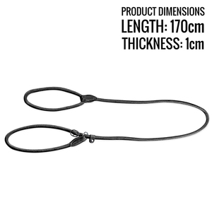 Correa de entrenamiento para perros, accesorio recomendado por Zugstopp, 170cm de largo, negro, B073XKN2YM, 1,0x170cm, 7 días - Product Image 2