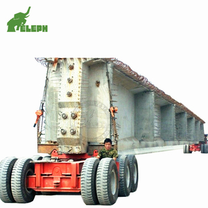 Remolque de Transporte de Vigas de Alta Calidad de 100 Toneladas para Movimiento en Obras de Construcción - Product Image 6