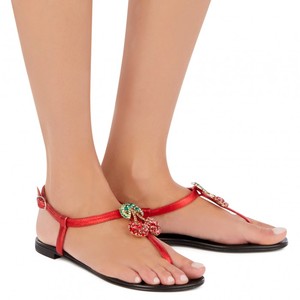 Fabbrica Fatto A Mano di Alta Qualità di Cuoio Reale di Ciliegio di Strass <span class=keywords><strong>Spiaggia</strong></span> <span class=keywords><strong>Sandali</strong></span> Piatti per Le Donne - Product Image 5
