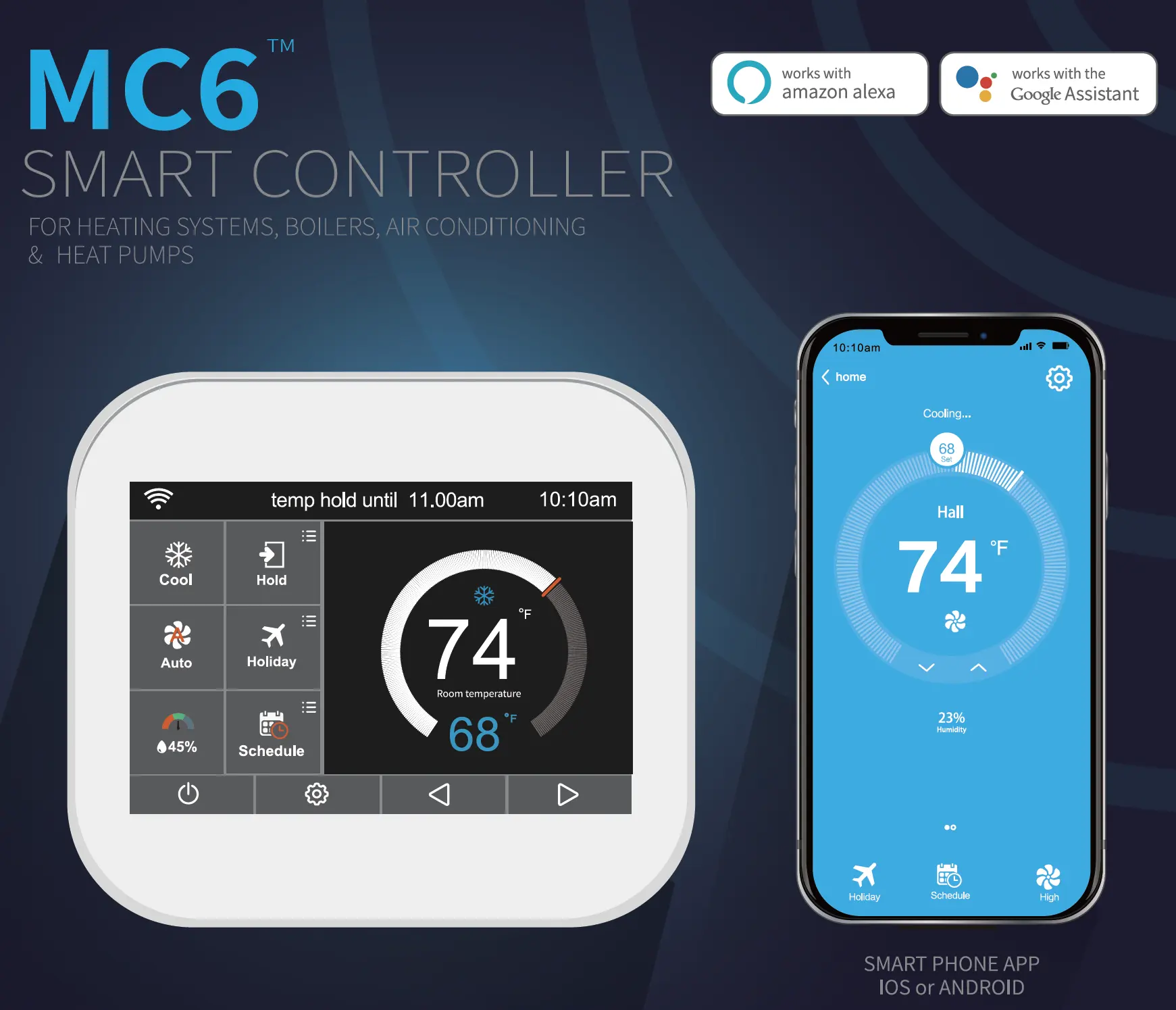 Modbus termostato ambiente