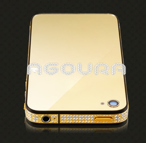 Роскошное Золотое стекло для <span class=keywords><strong>iphone</strong></span> зеркало золотой ободок для <span class=keywords><strong>iphone</strong></span> - Product Image 6