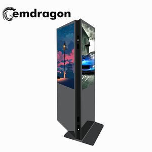 Trong nhà 43 "tầng đứng điện tử kỹ thuật số biển đôi bên kép màn hình thông tin Android kiốt LCD hiển thị video <span class=keywords><strong>player</strong></span> - Product Image 3