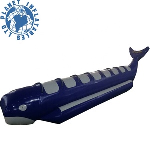 Bote Inflable de Agua con Forma de Tiburón Ballena de PVC de Alta Calidad de 0.9 mm para 8 Pasajeros en Venta - Product Image 1