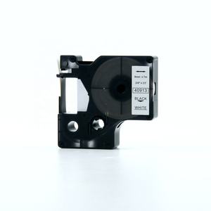PUTY Compatible <span class=keywords><strong>Dymo</strong></span> <span class=keywords><strong>LabelManager</strong></span> <span class=keywords><strong>210D</strong></span>/360D/500TS Cintas de etiquetas Negro sobre blanco D1 40913 S0720680 9mm de ancho - Product Image 4