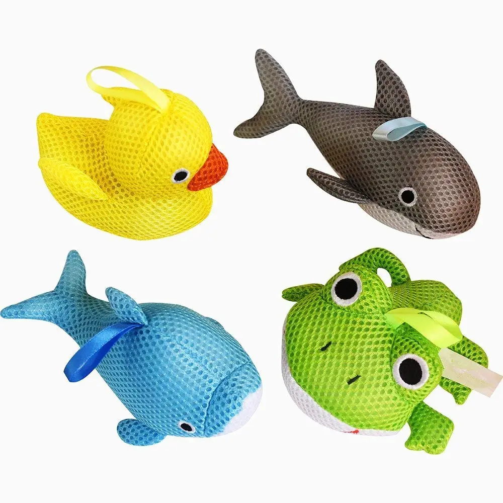 Use in bathtub easy drying soft and educational baby bath toys