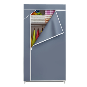 <span class=keywords><strong>Armadio</strong></span> Pieghevole in Tessuto Non Tessuto per Bambini, Singolo, Smontabile, in Acciaio, Economico e di Tendenza - Product Image 3