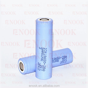 Samsung 18650 3.7 V 2800 mAh samsung 18650 28A recargable top batería plana max duración de la batería para vaporshark - Product Image 1