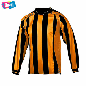 Byval Maglietta di Calcio di Calcio A Manica Lunga Della Camicia Rapida A Secco di Sublimazione Pullover Su Ordinazione Logo di Shopping On-Line - Product Image 4