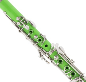 <span class=keywords><strong>Instrumento</strong></span> Musical Chino, <span class=keywords><strong>Clarinete</strong></span> Colorido de <span class=keywords><strong>Precio</strong></span> Económico, <span class=keywords><strong>Clarinete</strong></span> de Tono Bb de Resina ABS Verde de 17 Teclas con Estuche, Instrumentos de Viento - Product Image 3