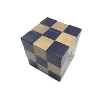 5.7 cm 나무 두뇌 티저 3D 매직 스네이크 큐브 퍼즐