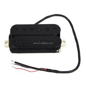 Hexbucker-juego de pastillas Humbucker para guitarra, color negro, puente y cuello, HBBC-BK-XBB - Product Image 4