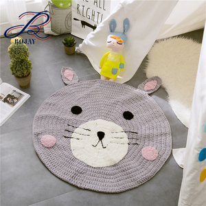 Alfombra <span class=keywords><strong>de</strong></span> <span class=keywords><strong>Ganchillo</strong></span> para Niños con Forma <span class=keywords><strong>de</strong></span> Animal BOJAY, Alfombra <span class=keywords><strong>de</strong></span> <span class=keywords><strong>Ganchillo</strong></span> para Niños, Alfombra <span class=keywords><strong>de</strong></span> Piso, Alfombra Tejida a Mano - Product Image 2