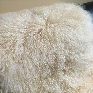 <span class=keywords><strong>Pelliccia</strong></span> <span class=keywords><strong>di</strong></span> Agnello Tibetano Mongolo a Pelo Lungo e Riccio, 100% Naturale, per Tappezzeria Auto, Abbigliamento, Coperte e Plaid 60x120cm, Morbida - Product Image 4