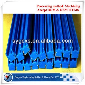 UHMWPE Tuyến Đường Sắt Hướng Dẫn Giá Nhựa Trượt Đường Sắt UHMW Chuỗi Hướng Dẫn Đường Sắt Theo Dõi - Product Image 2