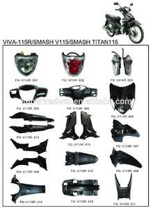 COMPLETO di PLASTICA PARTI di VIVA115-R / <span class=keywords><strong>SMASH</strong></span> / TITAN125 - Product Image 2