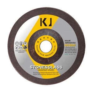 Disco de desbaste de diamante KJ T27 <span class=keywords><strong>GC</strong></span> de 4 pulgadas con unión de resina, grano 36-220, tipos de ángulo recto para desbarbado de aluminio y metales ferrosos de alta precisión - Product Image 1