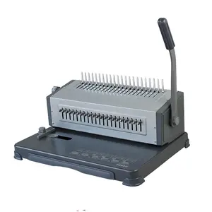 WD-2088C) Desktop 21 holes manual book paper comb binding machine