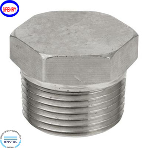 Sfenry ASME B16.11 Rèn DN50 DN100 DN150 3000LB Nam NPT Threaded A105 Carbon Thép Hex Head Cắm - Product Image 5