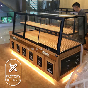 סופרמרקט מאפייה חנות חנויות עץ חד-צדדית תצוגה לעמוד מדף אור מתכת חובה - Product Image 4