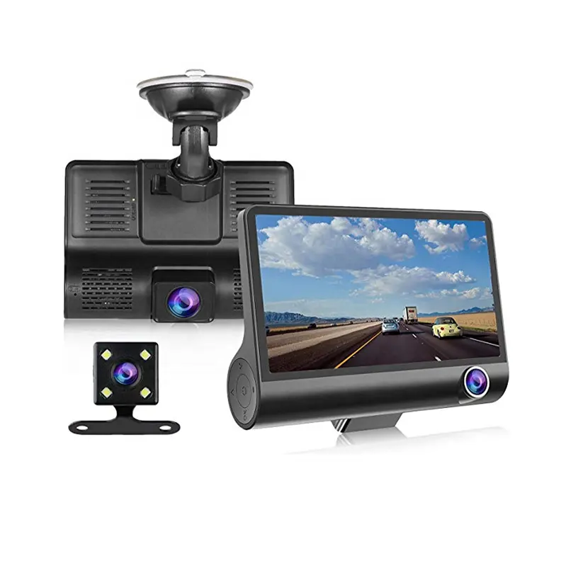 High Quality Car Dash Board Camera 4.0 inch Front Camera Land Wide Angle 170 Degree And Rear Wide Angle 140 Degree
