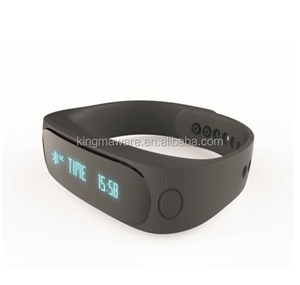 E02 Deportes Muñeca Inteligente Reloj Bluetooth vibrador de silicona Pulseras de Pulsera Para Android y ios - Product Image 3