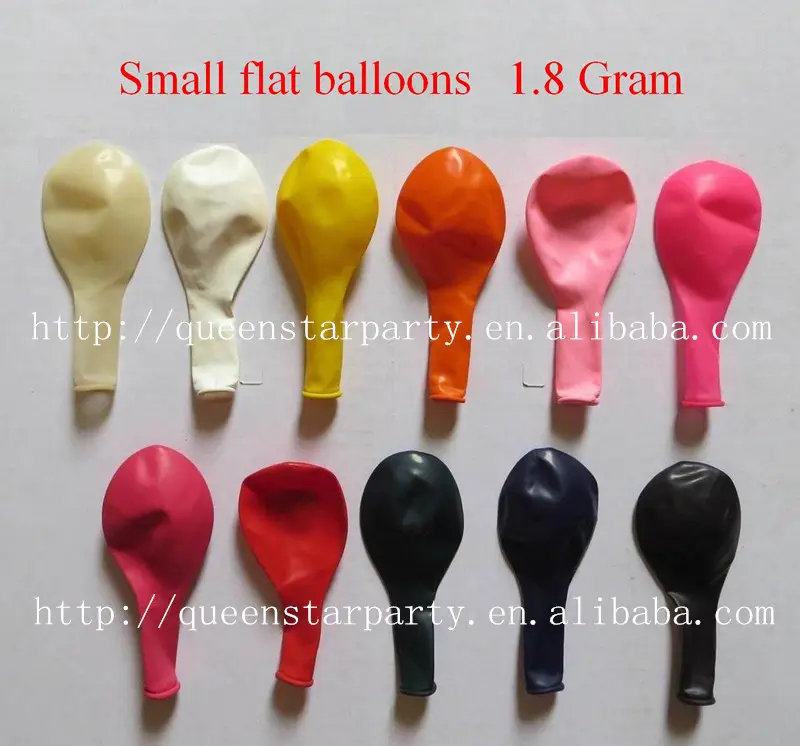 Globos de fiesta pequeños globos planos estándar/color pastel
