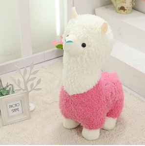 Gran peluche lindo alpaca muñeca gigante animales de peluche suave juguete regalo de niño - Product Image 5