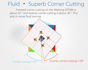 <span class=keywords><strong>MoYu</strong></span> cubo <span class=keywords><strong>WeiLong</strong></span> GTS3 V1 magia rompecabezas de cubo mejor venta caliente vender famoso cubo Velocidad suave nuevo - Product Image 3