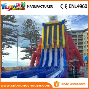 Thế giới lớn nhất bán buôn dốc bên trẻ em Người lớn nhảy bouncy lâu đài trượt nước Inflatable - Product Image 5