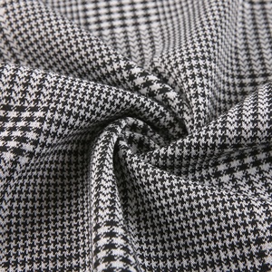 Textiel Doek Geblokte Jacquard Garen Dikke Vrouwen Pak Winter Kleding Tessuti Stof En Textiel Voor Kleding - Product Image 5