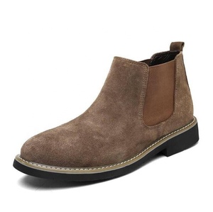 2026 nouveau Style personnalisé hiver marron <span class=keywords><strong>bottines</strong></span> <span class=keywords><strong>Chelsea</strong></span> pour hommes bottes en cuir chaussures - Product Image 3