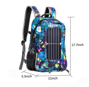 Venta caliente Huide panel solar bolsa mochilas para hombres solar bolsa de carga - Product Image 2