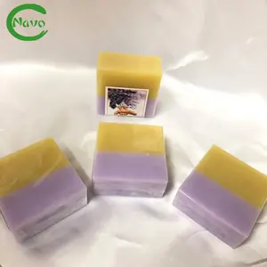 private label organic natural handmade bar lavender and turmeric soap