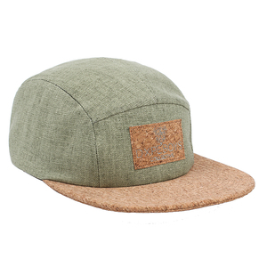 Chapeaux personnalisés en bois de chanvre à 5 panneaux Camp - Product Image 3
