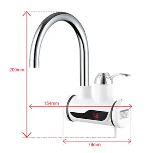 Electric Instant Water Heater Faucet Bathroom Water Heater Instant Hot Water Tap Electric Faucet